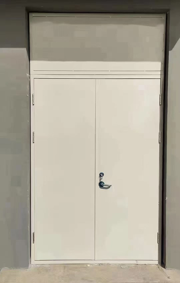 展览馆项目完成大跨度石河子乡防火门安装 展览馆项目完成大跨度石河子乡防火门安装