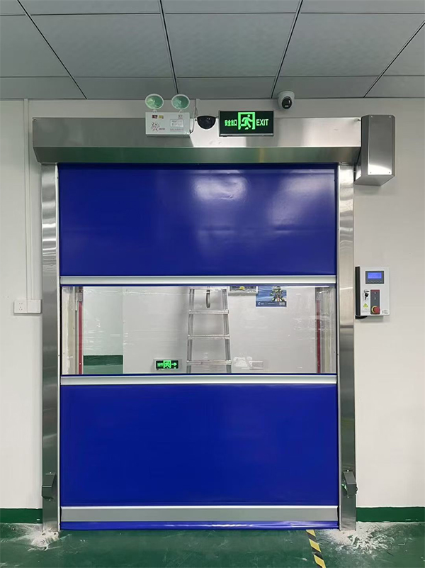 石河子乡快速石河子乡卷帘门在冷链物流仓储区的应用实践